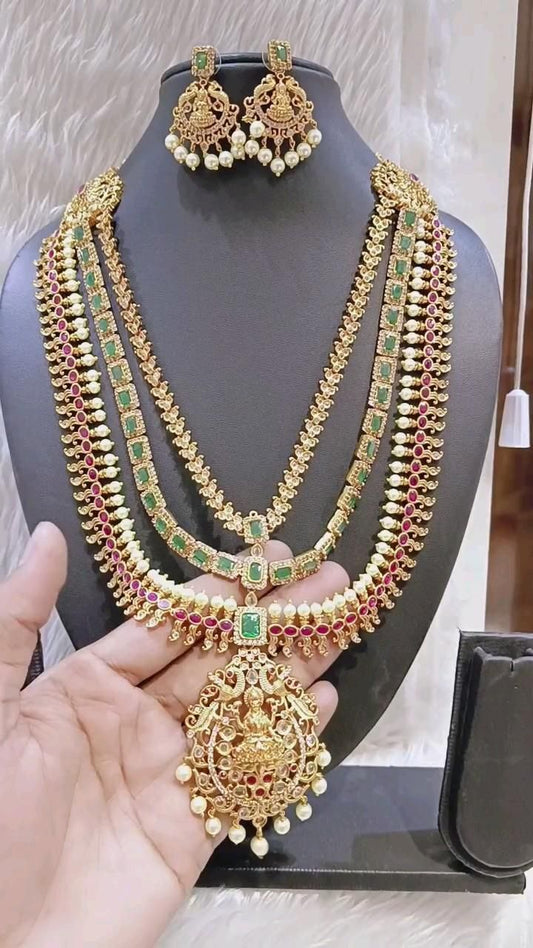 Heritage Layred AD Necklace set